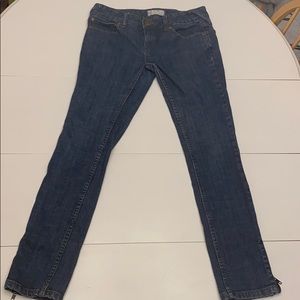 Free People Skinny Jeans Size 28 Zipper